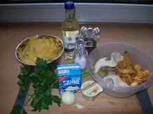 Nudelpfanne mit Waldpilzen