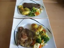 Würziges Kotelett mit Kräuter-Panade