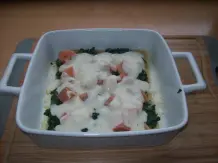 Gratinierte Spinat-Lachs-Pfanne