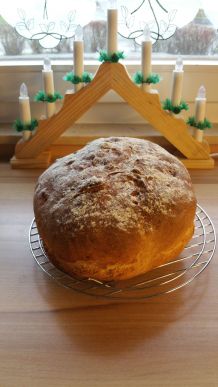 Fluffig saftiges Kartoffelbrot auf dem Pizzablech backen