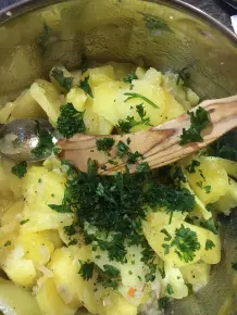 Entrecote aus dem Beefer und Spezialkartoffelsalat
