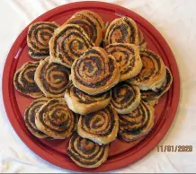 Puddingschnecken in Kuchenform