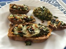 Gefüllte Süßkartoffeln mit Spinat und Käse