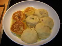 Kartoffelplätzchen mit Pilzfüllung