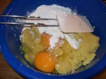 Kartoffelplätzchen mit Pilzfüllung