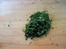 Dessert-Zucker mit Minze herstellen
