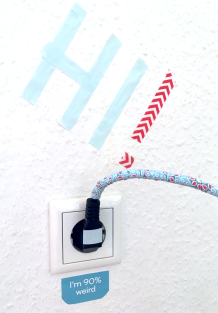 Steckdosen und Kabel in Szene setzen