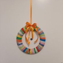 Bunter Türkranz aus Stoffresten