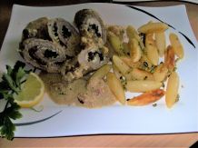 Kalbs-Involtini mit Schupfnudeln
