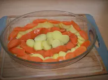 Hack-Auflauf mit Möhren und Kartoffeln