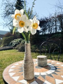 DIY mit Dingen, die jeder zu Hause hat: Flaschen-Vase