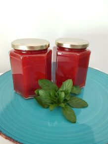Erdbeer-Minz Marmelade