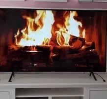 Kaminfeuer im TV dank Netflix