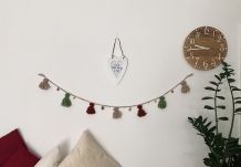 DIY mit Dingen, die jeder zu Hause hat: Wanddeko aus Wollresten