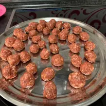 Kokos-Hackfleischbällchen-Soße