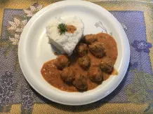Kokos-Hackfleischbällchen-Soße