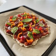 Die schnellste Pizza der Welt: Haferflocken-Pizza