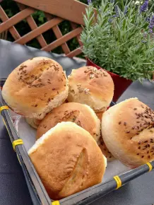 Knusprige Weizenbrötchen, auch für Anfänger einfach zu machen