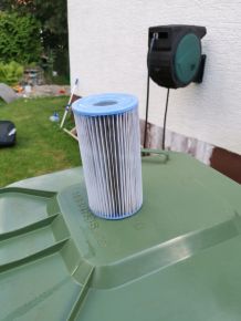 Poolfilter - endlich wieder weiß und sauber