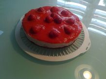 Erdbeertorte mit Erdbeerspiegel