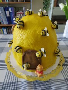 Bienentorte zum Kindergeburtstag