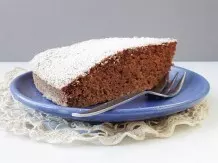 Brownie-Kuchen mit Kidneybohnen und wenig Zucker