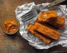 Fischstäbchen-Variante (Curry, scharf)