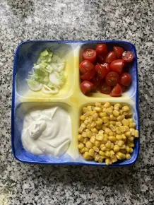 Überbackene Nachos mit Kidneybohnen