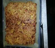 Schüttelpizza ohne Boden