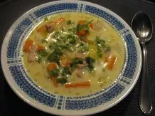 Sahnige Karotten-Kohlrabi-Suppe