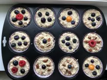 Frühstücksmuffins mit Haferflocken