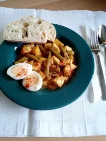 Hähnchen-Curry nach indischer Art