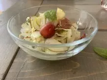 Birnen-Fenchel-Salat mit Trauben - vitaminreich & gesund