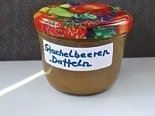 Stachelbeer-Dattel Marmelade - zuckerarm