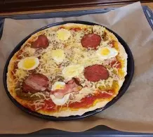 Pizza mit Ei - nicht nur für Ostern