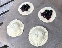 Blaubeer-Pie-Cookies