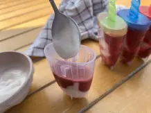 Selbstgemachtes Wassereis - Pink Drink Variante