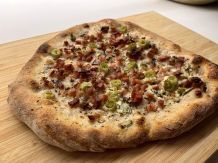 Einfach und schnell Flammkuchen selber machen aus Sauerteig - ohne Hefe