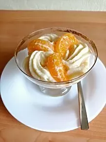 Mandarinen-Sahne-Pudding