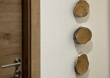 Natürliche Holzdeko mit Birkenscheiben