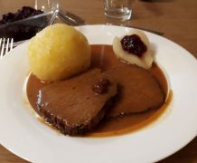 Fränkischer Sauerbraten mit Kloß und weltbester Soße - wie bei Mama