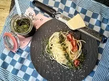 Spaghetti al bronzo mit Bärlauchpesto