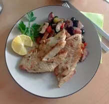 Seelachs mit Ratatouille - Fisch mediterran