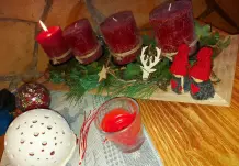 Adventskranz und Gestecke aus dem eigenen Garten
