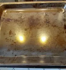 Backofen reinigen mit Backofenspray und Mülltüten