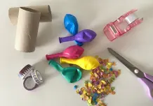 Konfettikanone selber basteln – einfache DIY-Anleitung