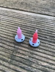 Mini-Kerzenständer für die Puppenstube basteln
