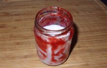 Marmeladenreste für Milchshakes