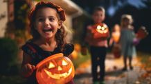 „Warum schnitzt man an Halloween Kürbisse?“