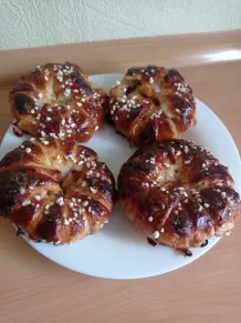 Apfelringe in Blätterteig – Rezept mit Zimt & Zucker